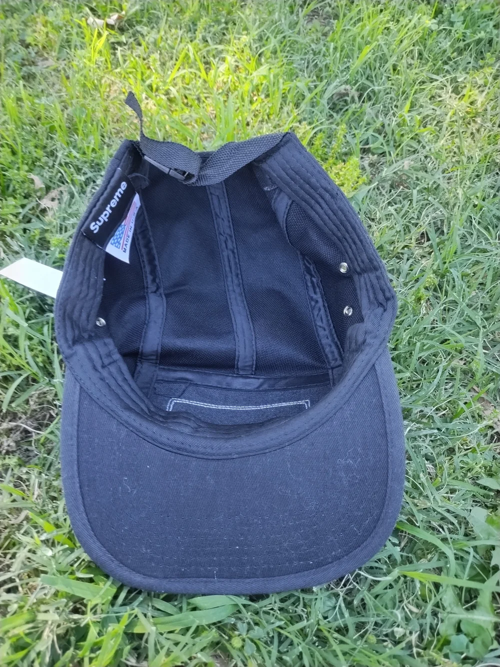 Supreme Black Box Logo 5-Panel Cap